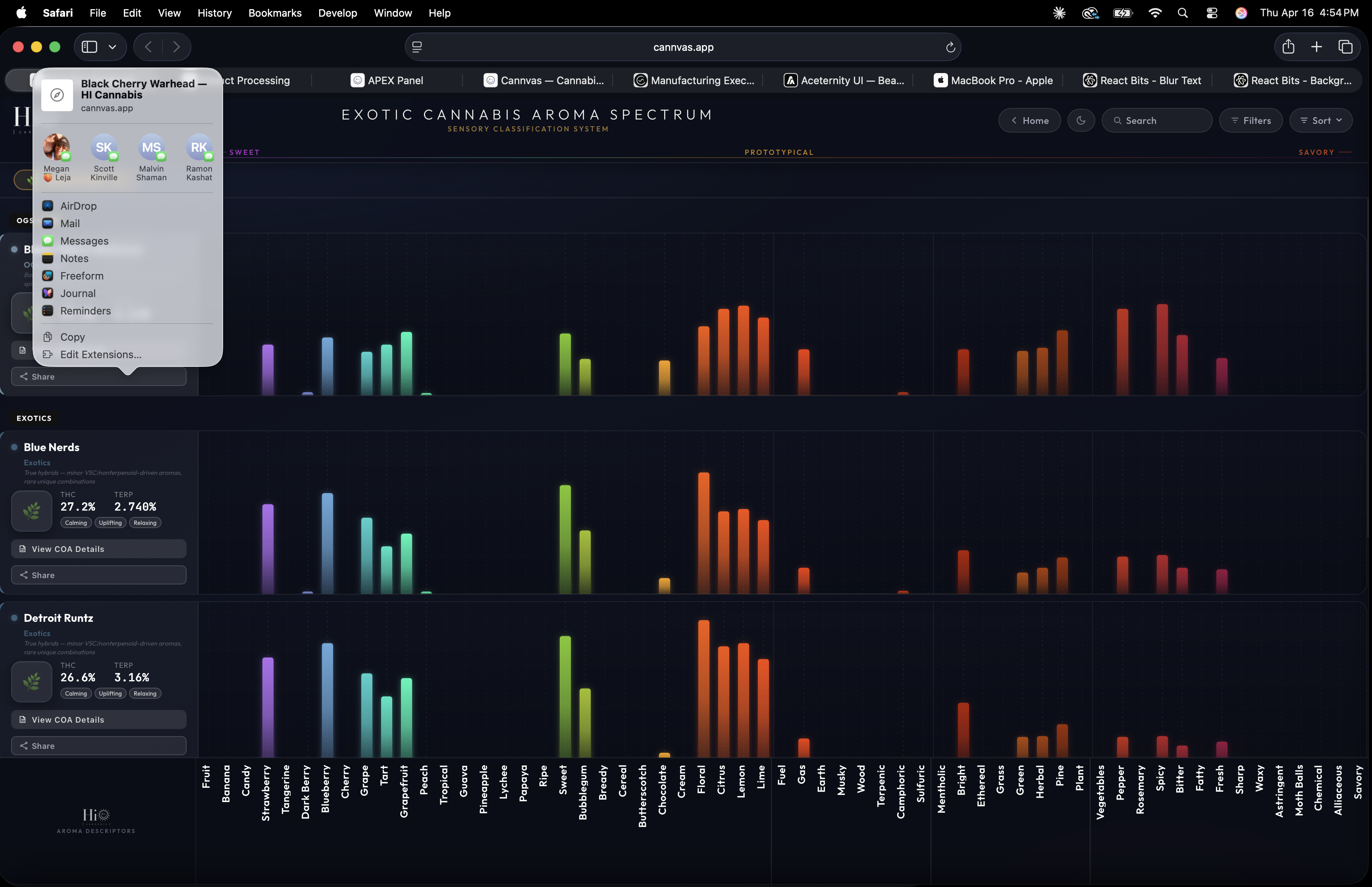 Find in store and share view from the consumer app